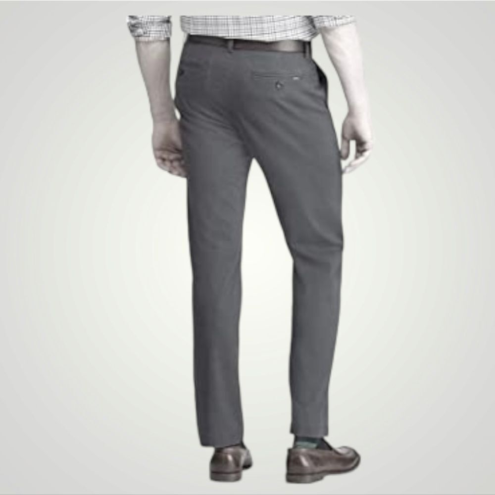 Chaps by Ralph Lauren Total Comfort flat-front gray dress pants mens 36 X 32